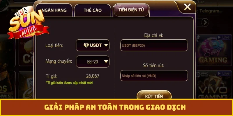 Giải pháp an toàn trong giao dịch