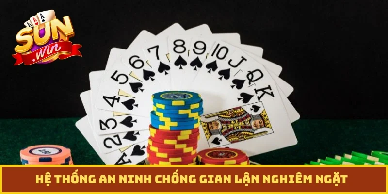 Hệ thống an ninh chống gian lận nghiêm ngặt