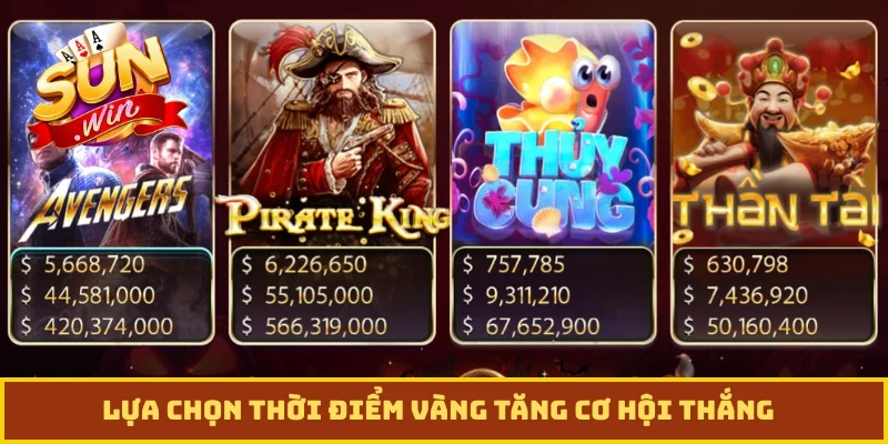 Lựa chọn thời điểm vàng tăng cơ hội thắng