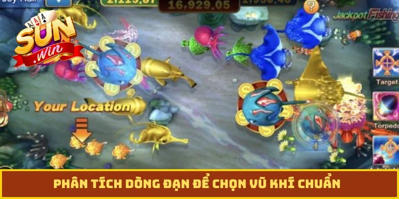 Phân tích dòng đạn để chọn vũ khí chuẩn