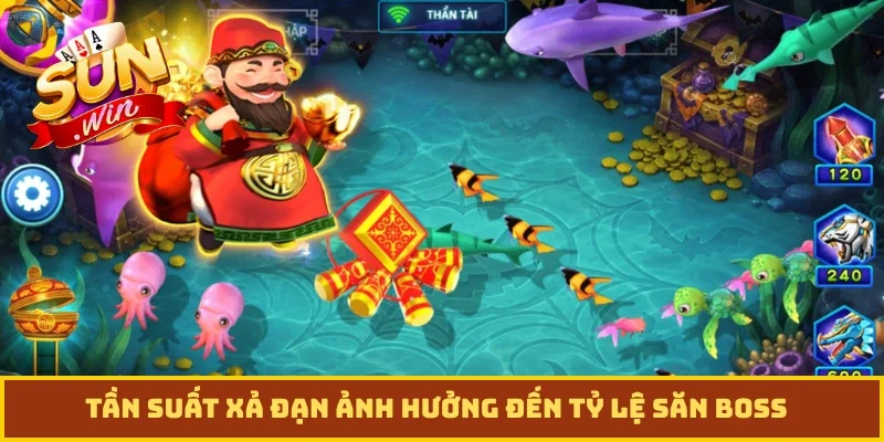 Tần suất xả đạn ảnh hưởng đến tỷ lệ săn boss