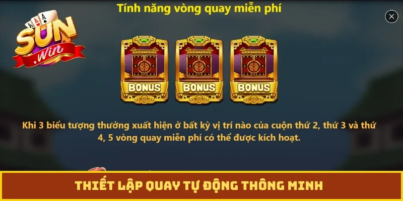 Thiết lập quay tự động thông minh